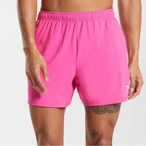GYMSHARK ARRIVAL 5 SHORTS PINK - L